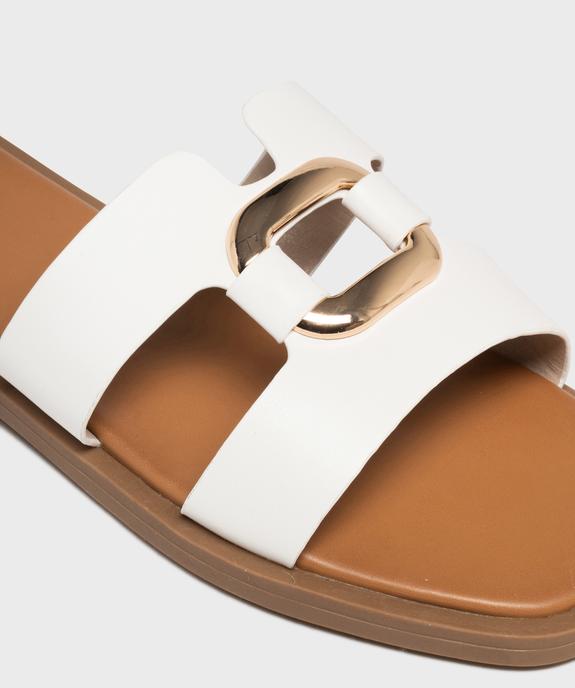 Mules plates avec bijou sur le dessus femme - Follow Me vue6 - FOLLOW ME - GEMO