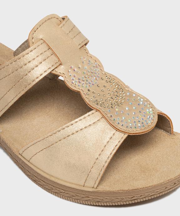 Mules confort à talon compensé et semelle intérieure cuir femme - G'Flex vue6 - G'FLEX - GEMO