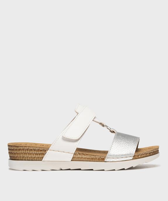 Sandales mules confort avec semelle compensée femme vue1 - G'FLEX - GEMO