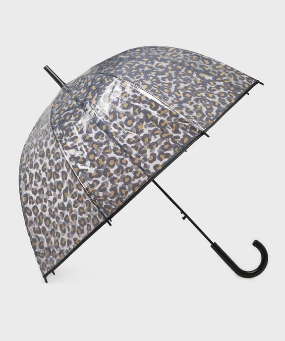 Parapluie transparent à motif léopard adulte vue1 - GEMO (ACCESS) - GEMO