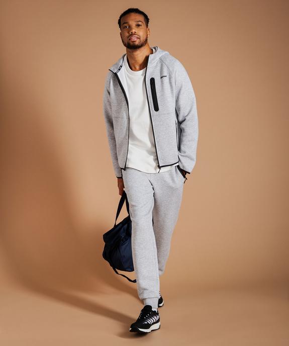 Pantalon de jogging avec poches zippées homme vue1 - GEMO (HOMME) - GEMO