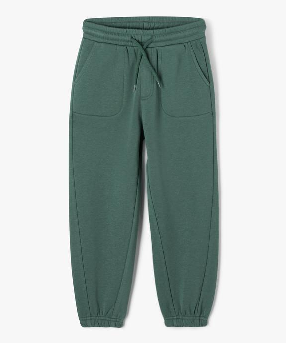Jogging molleton coupe large garçon vue2 - PREMIER PRIX BY GEMO - GEMO