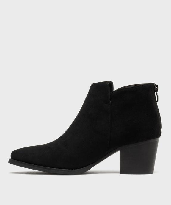 Bottines à talon imprimé léopard femme - Follow Me vue3 - FOLLOW ME - GEMO