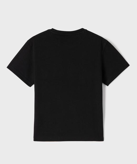 Tee-shirt manches courtes avec inscription pailletée garçon vue3 - GEMO 4G GARCON - GEMO