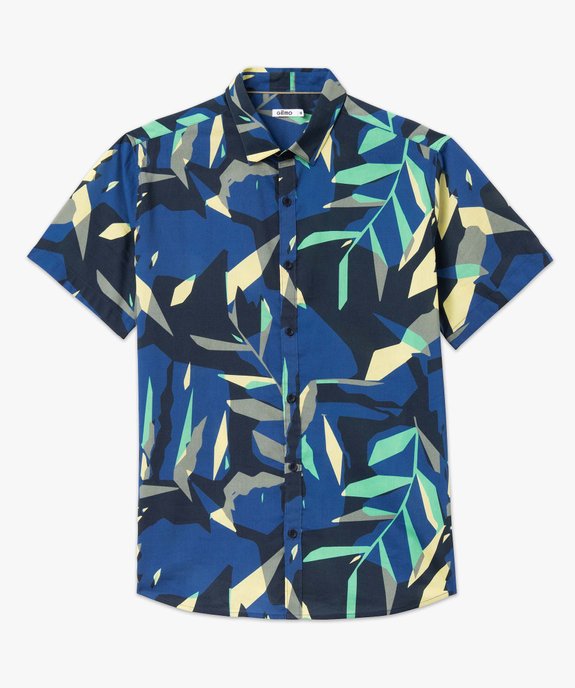 Chemise homme à manches courtes fine et légère vue4 - GEMO (HOMME) - GEMO