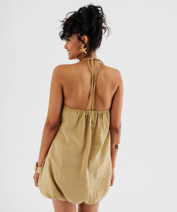 Robe court dos-nu coupe boule femme vue3 - GEMO(FEMME PAP) - GEMO