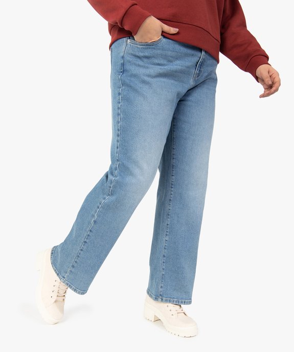 Jean femme grande taille coupe ample vue1 - GEMO 4G GT - GEMO