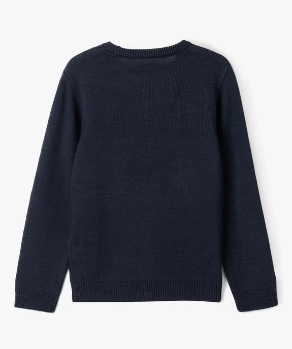 Pull de Noël avec motif peluche garçon vue4 - GEMO (JUNIOR) - GEMO