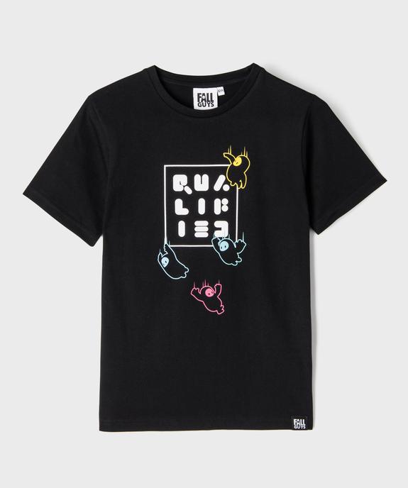 Tee-shirt manches courtes avec motifs colorés garçon - Fall Guys vue1 - AMONG US - GEMO