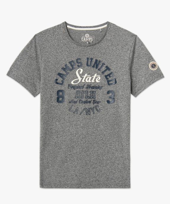 Tee-shirt homme à manches courtes avec motif XL - Camps United vue4 - CAMPS UNITED - GEMO