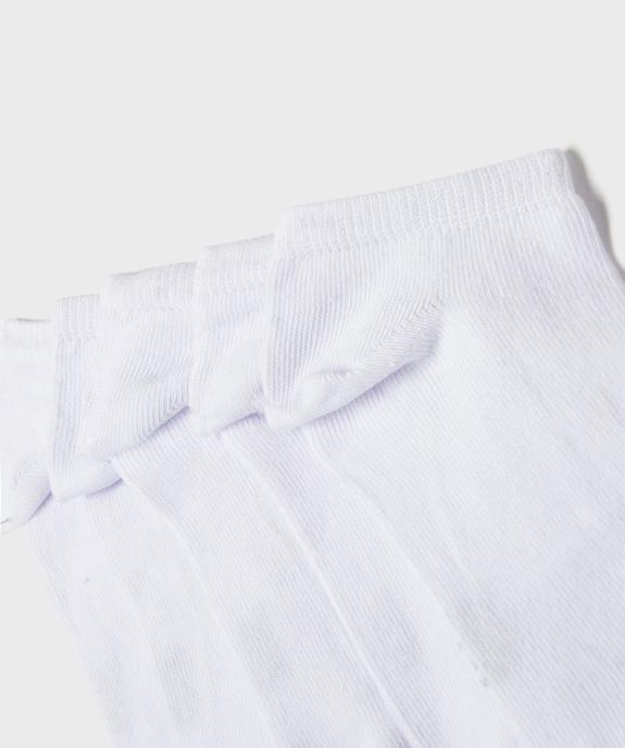 Chaussettes garçon ultra-courtes unies (lot de 5 paires) vue3 - GEMO 4G GARCON - GEMO