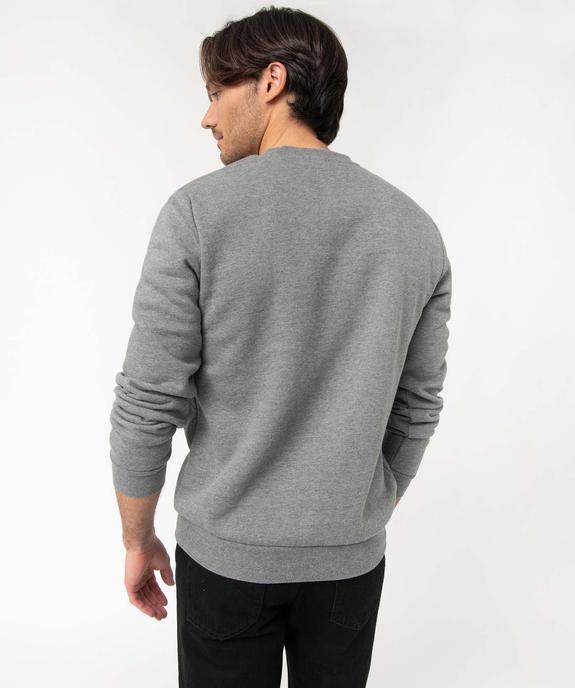 Sweat avec intérieur molletonné homme vue2 - GEMO 4G HOMME - GEMO