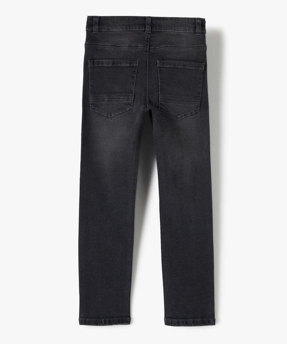 Jean garçon coupe Slim légèrement délavé vue4 - GEMO (ENFANT) - GEMO