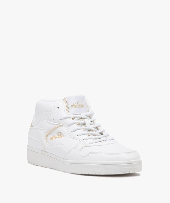 Baskets femme montantes avec languette pailletée en mesh - Ellesse  vue2 - ELLESSE - GEMO