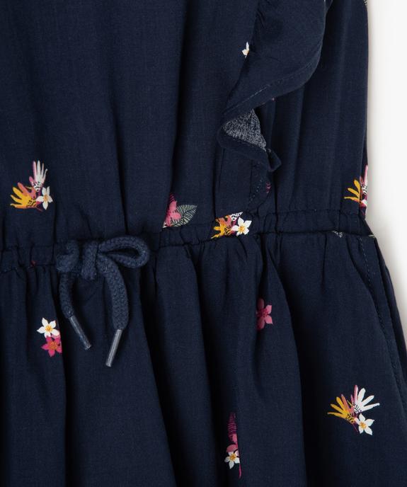 Robe fille imprimée avec volants sur le buste vue2 - GEMO (ENFANT) - GEMO