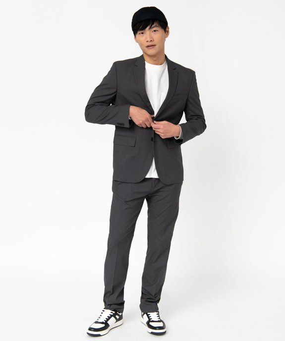 Veste de costume fermeture 2 boutons homme vue5 - GEMO 4G HOMME - GEMO