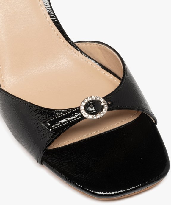 Sandales vernies avec boucles à strass femme vue6 - FOLLOW ME - GEMO