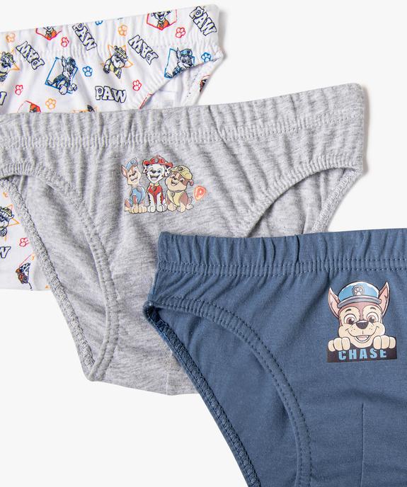 Slips en coton avec motifs (lot de 3) - Pat Patrouille vue2 - PAT PATROUILLE - GEMO