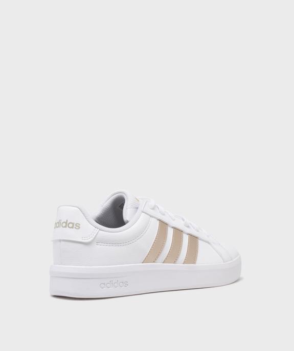Baskets Grand Court 3.0 femme - Adidas vue4 - ADIDAS - GEMO