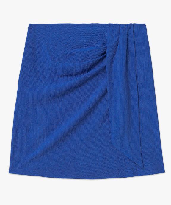 Jupe femme en maille irisée effet drapé vue4 - GEMO(FEMME PAP) - GEMO