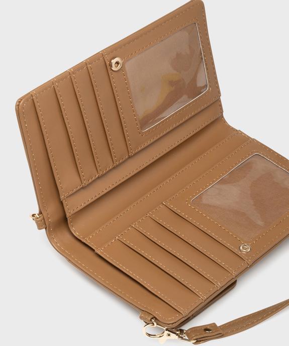 Pochette smartphone et portefeuille 2-en-1 femme vue3 - GEMO (ACCESS) - GEMO