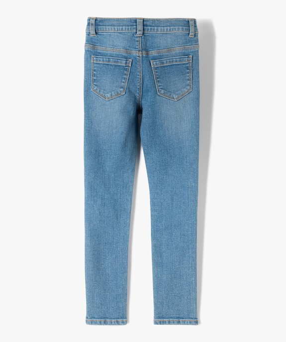Jean fille coupe Skinny vue4 - GEMO (ENFANT) - GEMO