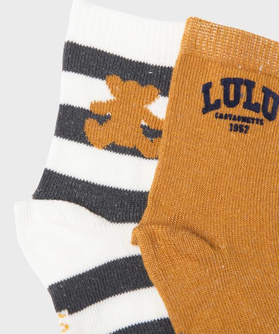 Chaussettes tige haute imprimées bébé - LuluCastagnette (lot de 2) vue2 - LULUCASTAGNETTE - GEMO