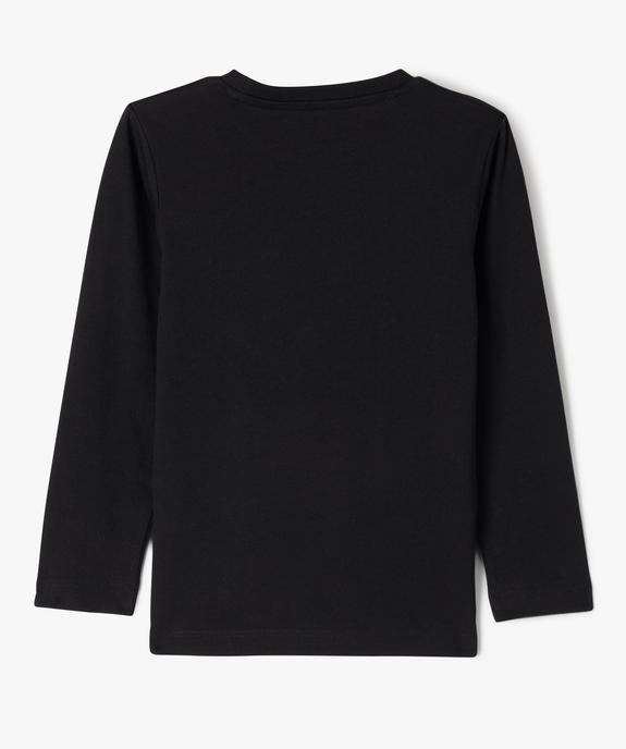 Tee-shirt manches longues à motifs brillants garçon vue3 - GEMO (ENFANT) - GEMO