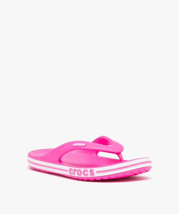 Tongs femme unies à semelle épaisse sportive - Crocs vue2 - CROCS - GEMO