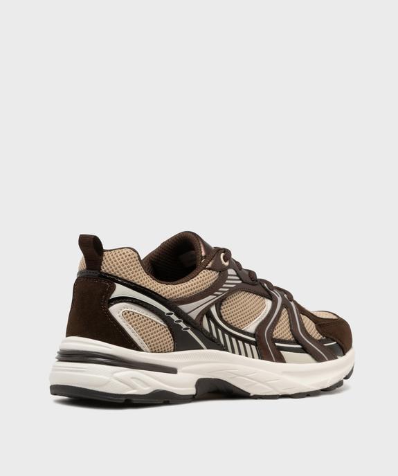 Baskets running multicolores femme - 5 Miles vue4 - 5 MILES - GEMO