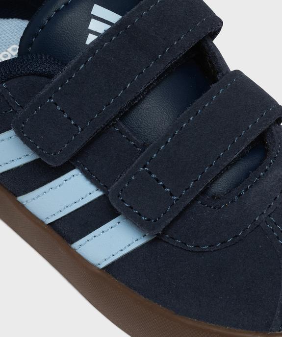 Baskets VL Court 3.0 dessus cuir velours fermeture scratch garçon - Adidas vue6 - ADIDAS - GEMO