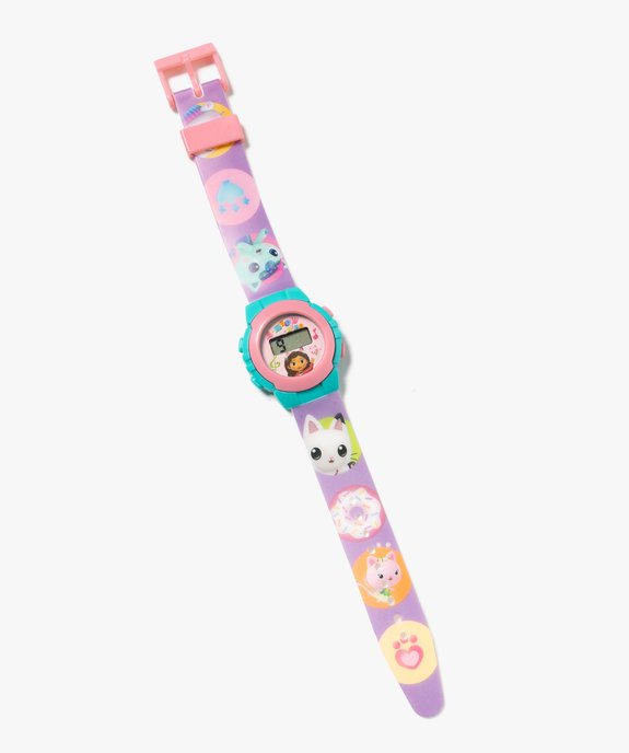 Montre digitale enfant avec bracelet souple - Gabby’s Dollhouse vue2 - GABBY - GEMO