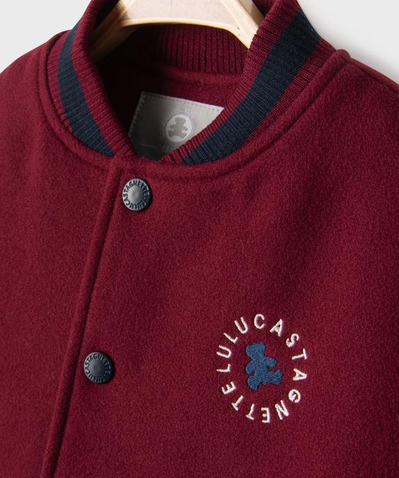 Blouson Teddy à boutons pression bébé garçon LuluCastagnette vue5 - LULUCASTAGNETTE - GEMO
