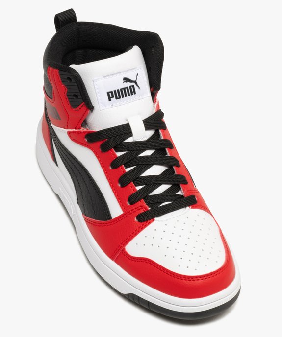 Baskets montantes tricolores garçon - Puma vue5 - PUMA - GEMO