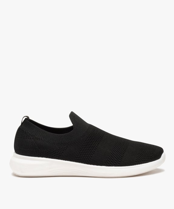 Baskets homme style chaussettes en maille unie vue1 - GEMO (SPORTSWR) - GEMO