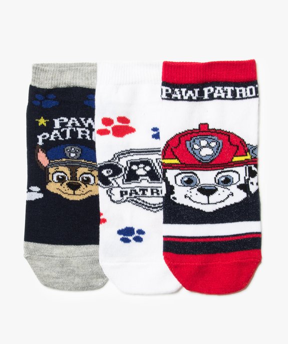 Lot de 3 chaussettes garçon à motifs La Pat' Patrouille vue1 - PAT PATROUILLE - GEMO