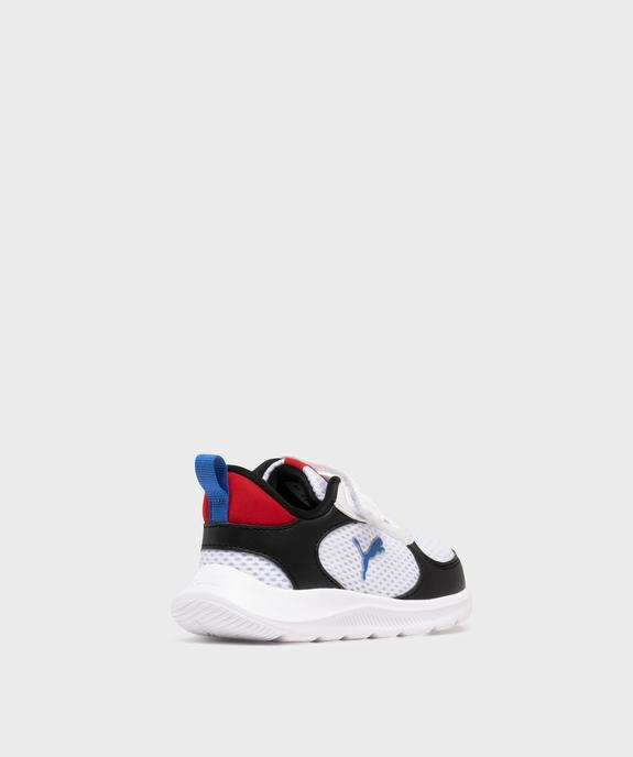 Baskets Fun Racer 2 AC fermeture scratch bébé garçon - Puma vue4 - PUMA - GEMO