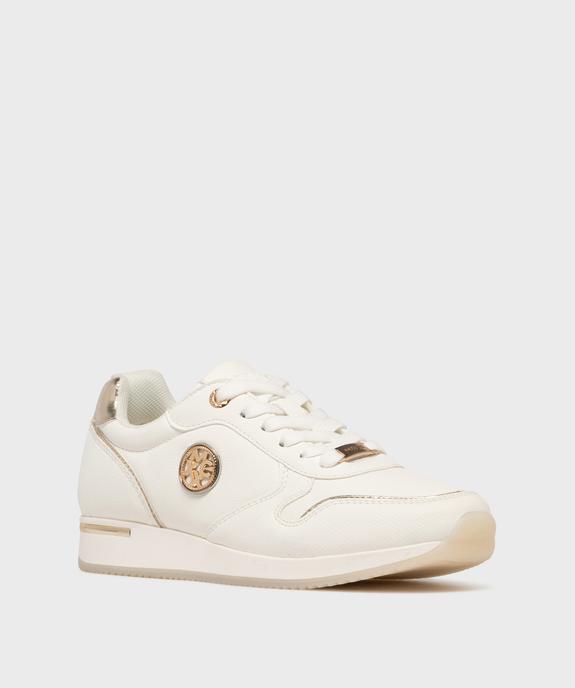 Baskets en matière embossée avec touches métallisées femme - Mexx vue2 - MEXX - GEMO