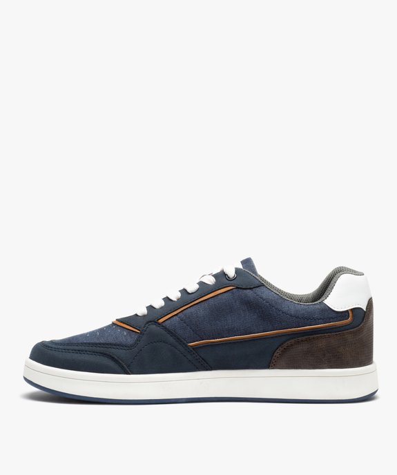 Baskets homme casual en toile - Lee Cooper vue3 - LEE COOPER - GEMO