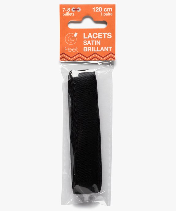 Lacets en satin brillant unis vue2 - GEMO(ENTRETIEN) - GEMO