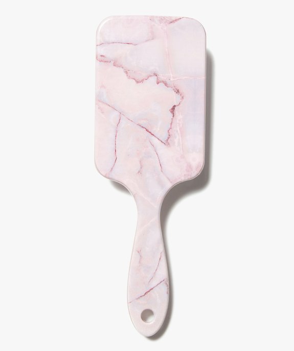 Brosse à cheveux femme aspect marbre vue1 - GEMO (ACCESS) - GEMO