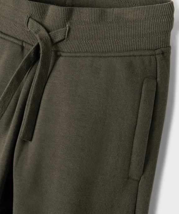 Pantalon de jogging molletonné avec ceinture ajustable garçon vue2 - GEMO 4G GARCON - GEMO