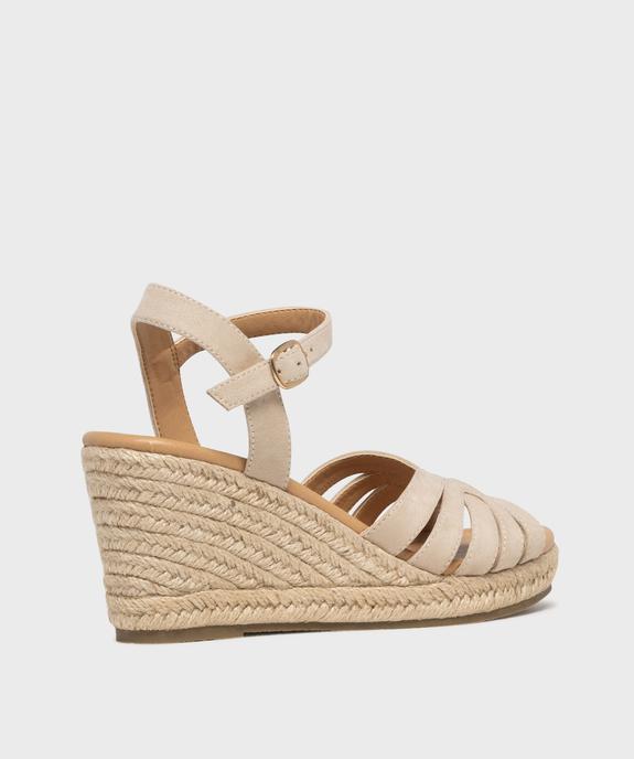 Sandales compensées en toile femme - Valentina Baldano vue5 - VALENTINA BALDA - GEMO