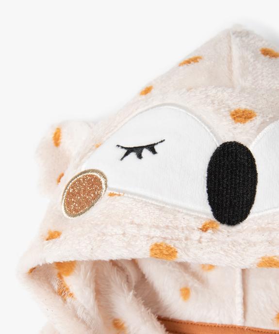 Surpyjama chaud et doux à capuche motif écureuil vue2 - GEMO(BB COUCHE) - GEMO