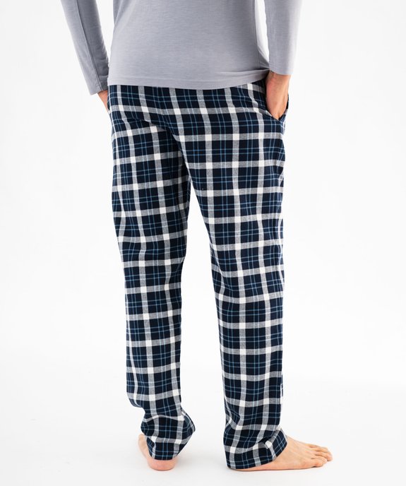 Pantalon de pyjama à carreaux homme vue2 - GEMO(HOMWR HOM) - GEMO