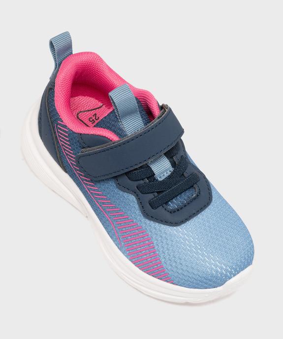 Baskets basses de running légères en mesh respirant fille vue5 - 5 MILES GEMO FOR GOOD - GEMO