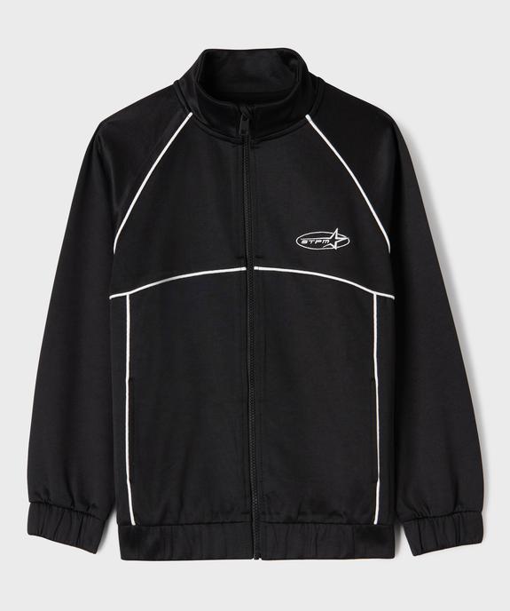 Sweat de sport à col montant en matière sport garçon vue1 - GEMO (JUNIOR) - GEMO