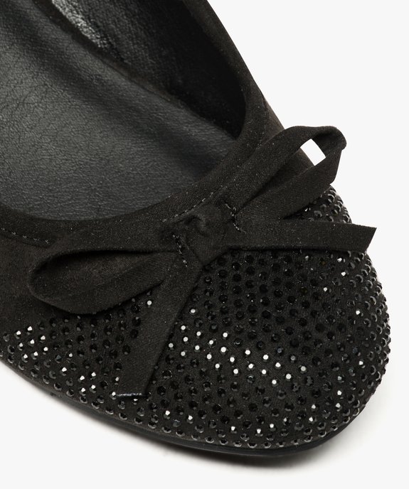 Ballerines femme à talon compensé et strass vue6 - GEMO(URBAIN) - GEMO