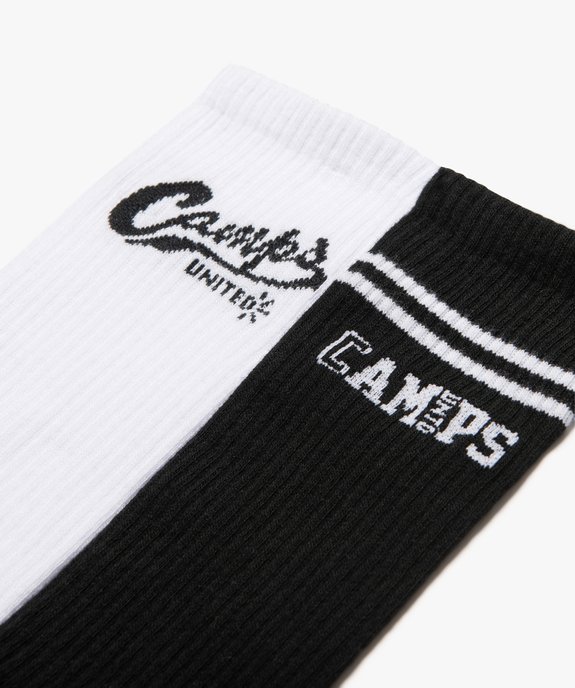 Chaussettes look sport tige haute homme (lot de 2) - Camps United vue2 - CAMPS UNITED - GEMO