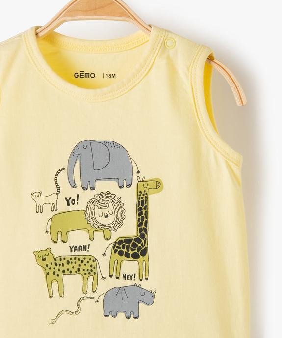 Ensemble bébé garçon débardeur + short en jersey (2 pièces) vue2 - GEMO(BEBE DEBT) - GEMO
